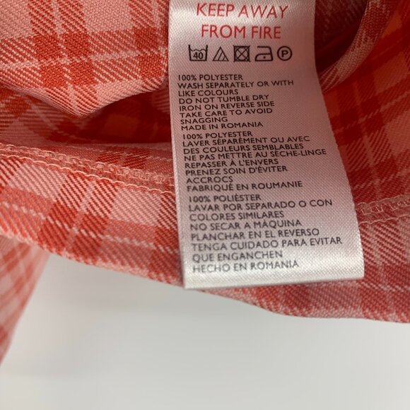 Urban Outfitters Skirt Pink Plaid Mini High Waist Y2K Preppy - Picture 8 of 13